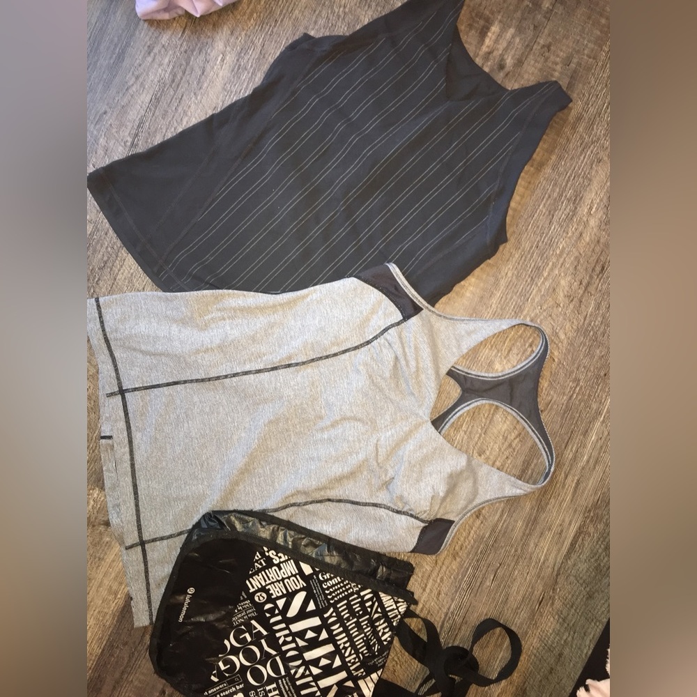 SALE!🚨 LuluLemon Tank Tops size 10 with Lululemon Bag